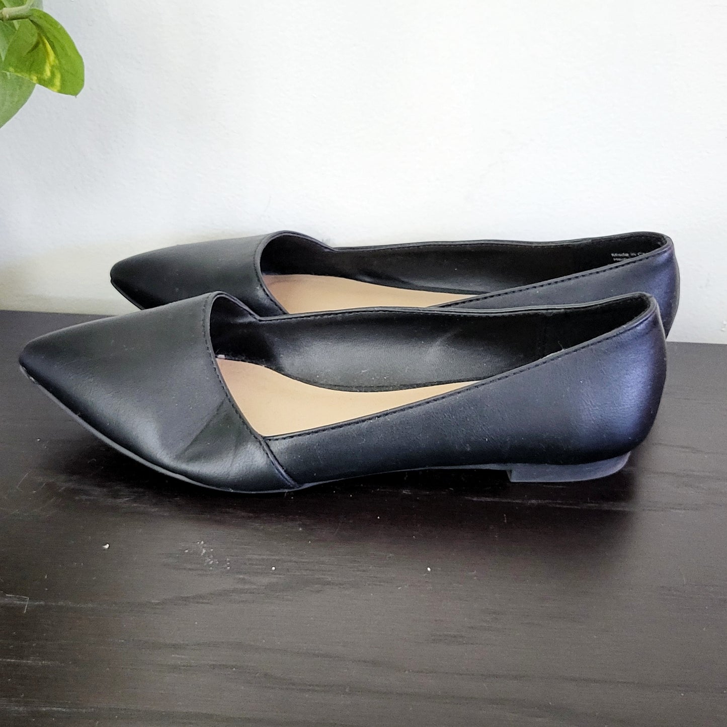 CMOH1 - Call It Spring vegan leather flats. Size 7