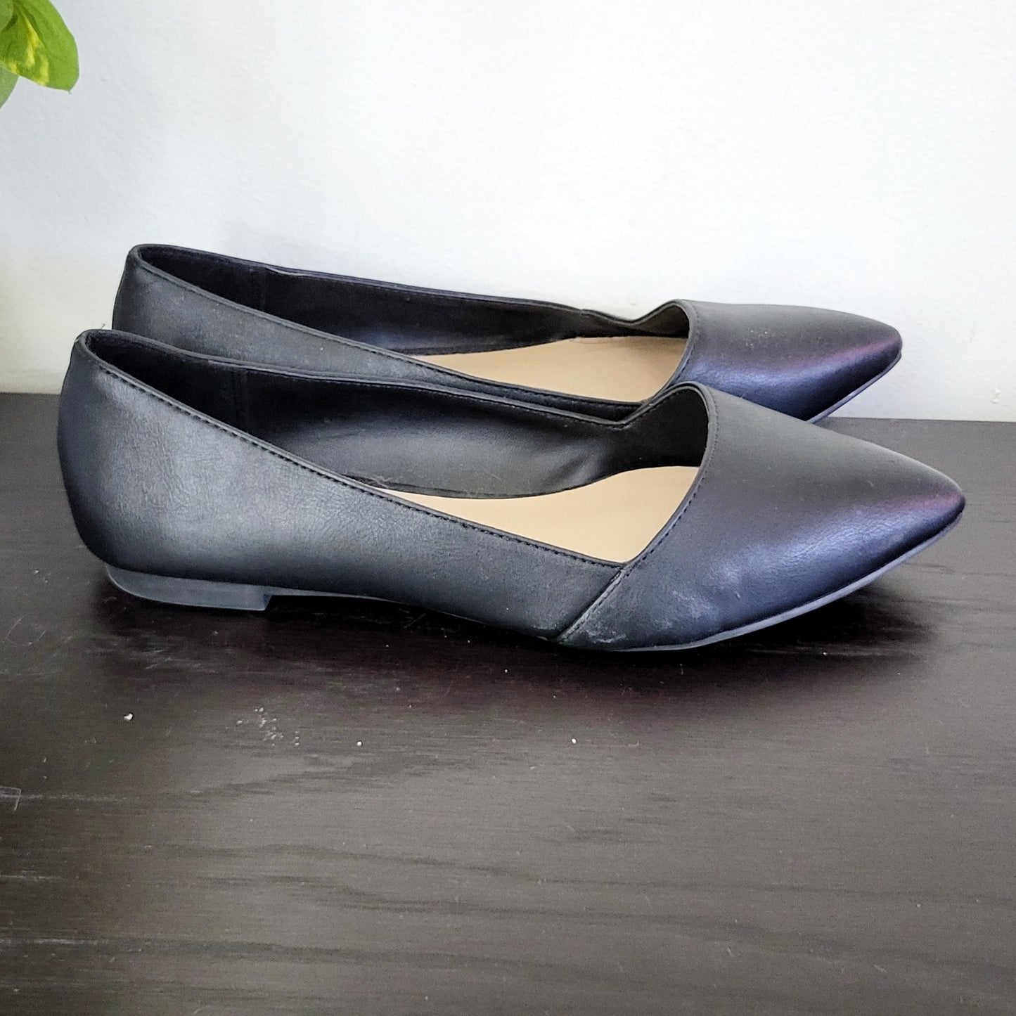 CMOH1 - Call It Spring vegan leather flats. Size 7