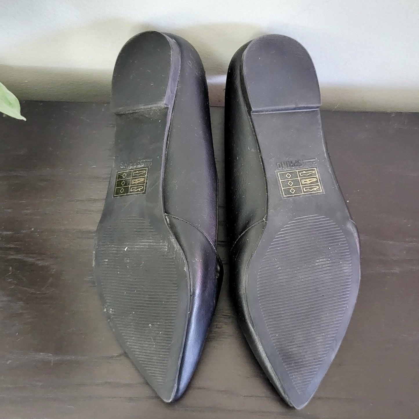 CMOH1 - Call It Spring vegan leather flats. Size 7