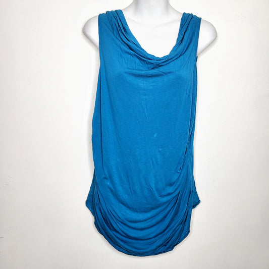 GDM1 - Coldwater Creek teal sleeveless top. Size 6-8 (small)