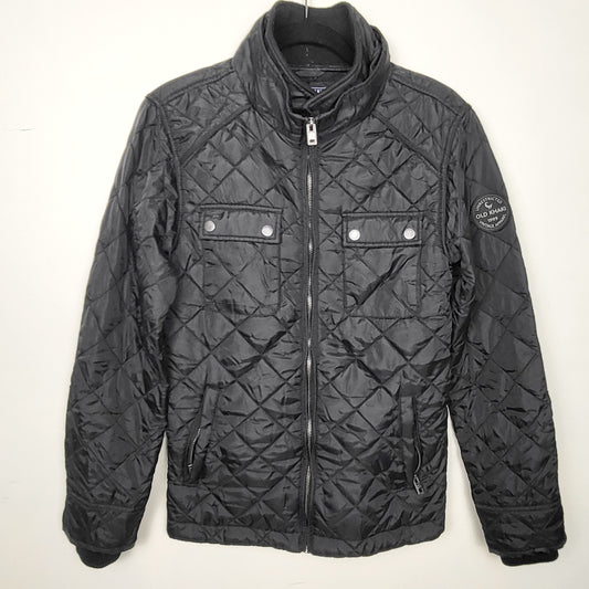 DZAV2 - Old Khaki black quilted jacket. Men's size XS