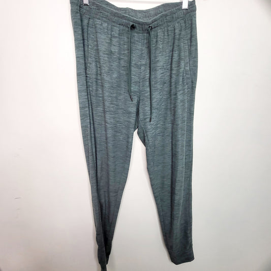 DDWN1 - Old Navy teal "Go Dry" active pants. Size Medium TALL