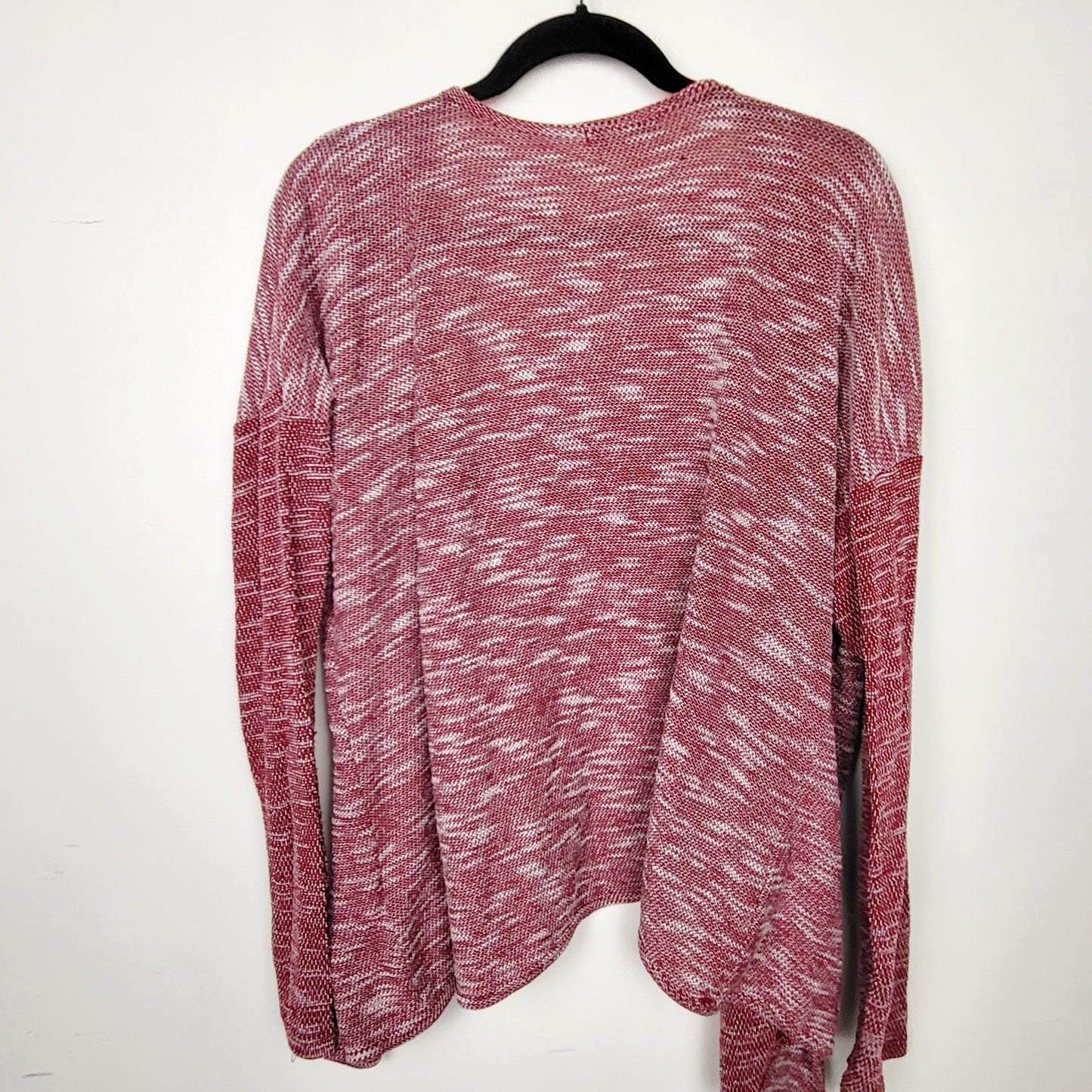 BSAC1 - Warehouse One red marled waterfall sweater. Size XXL