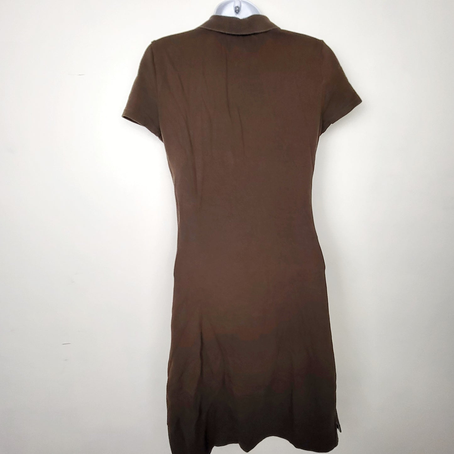 DPAR1 - Tommy Hilfiger brown polo shirt dress. Size XS