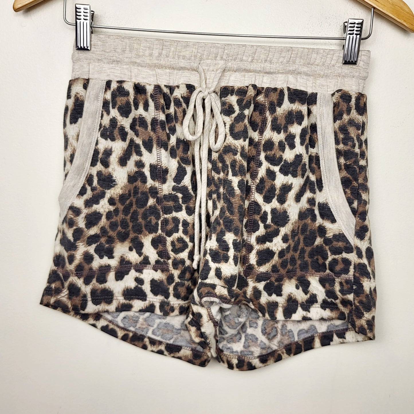 BAUB1 - First Love by Lovelyn leopard print shorts. Size medium (measures as a small)