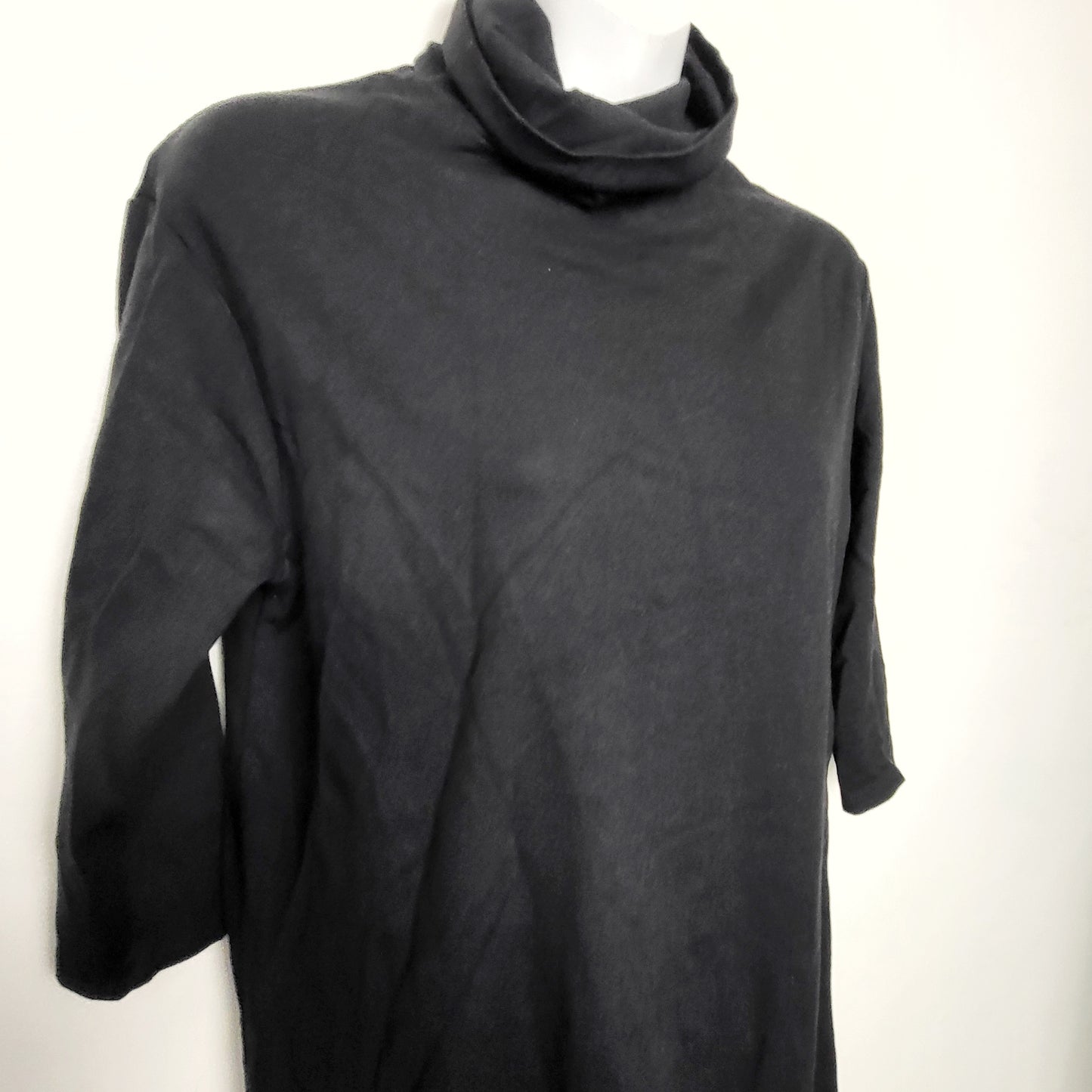 BBIN1 - Antistar black turtleneck dress. Size medium