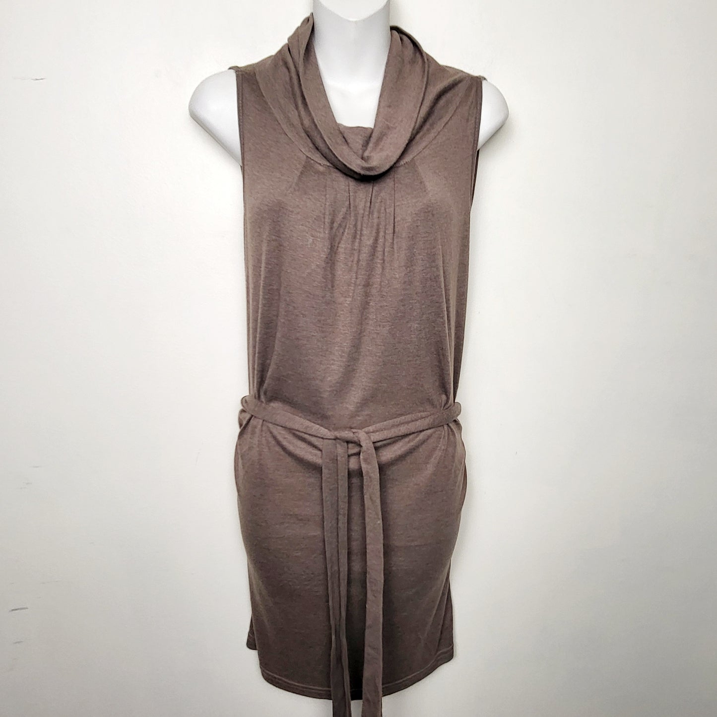 LSEV1 - Ya Los Angeles knit cowl neck dress with open back. Size small