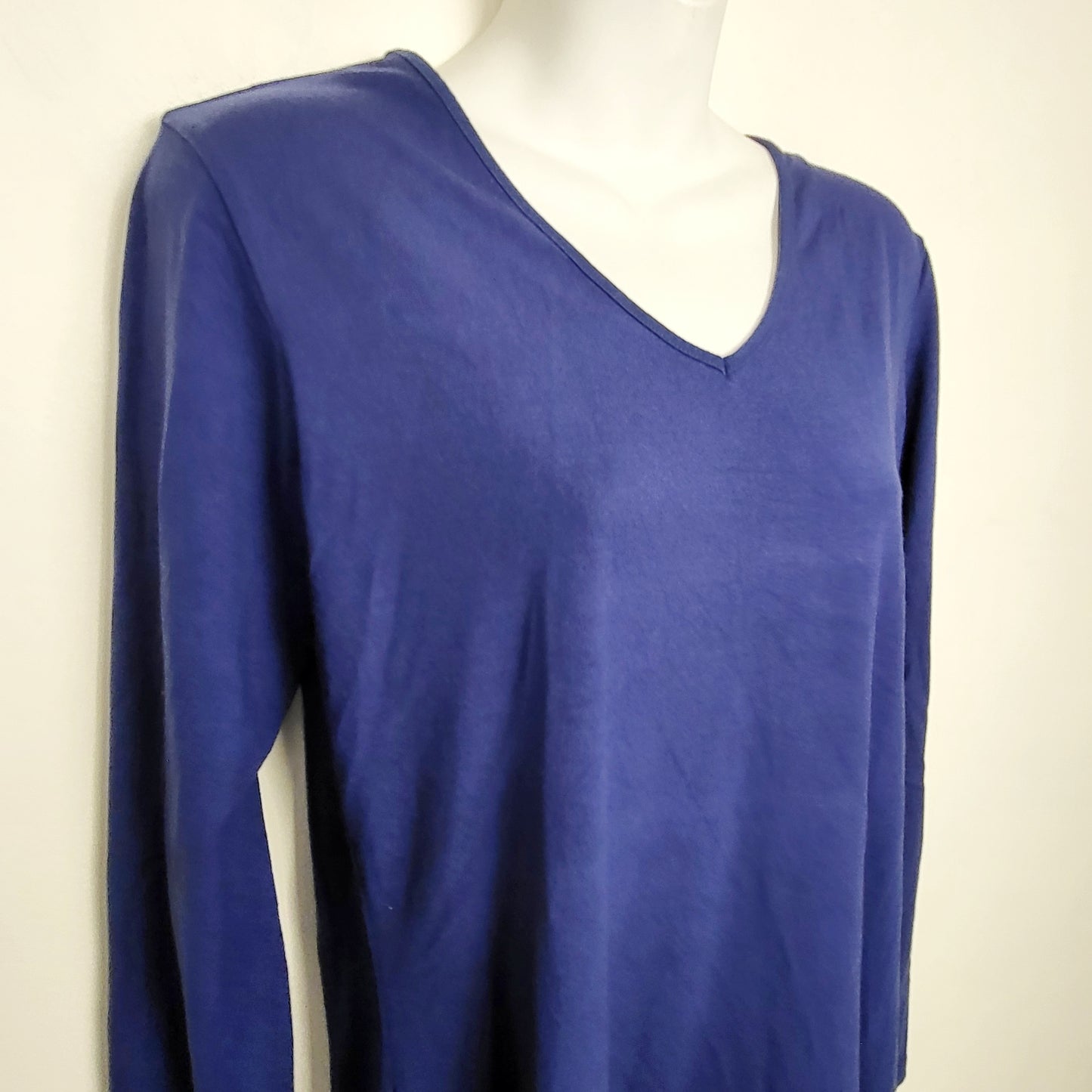 MDWY - Miik royal blue bamboo long sleeved tunic. Size small