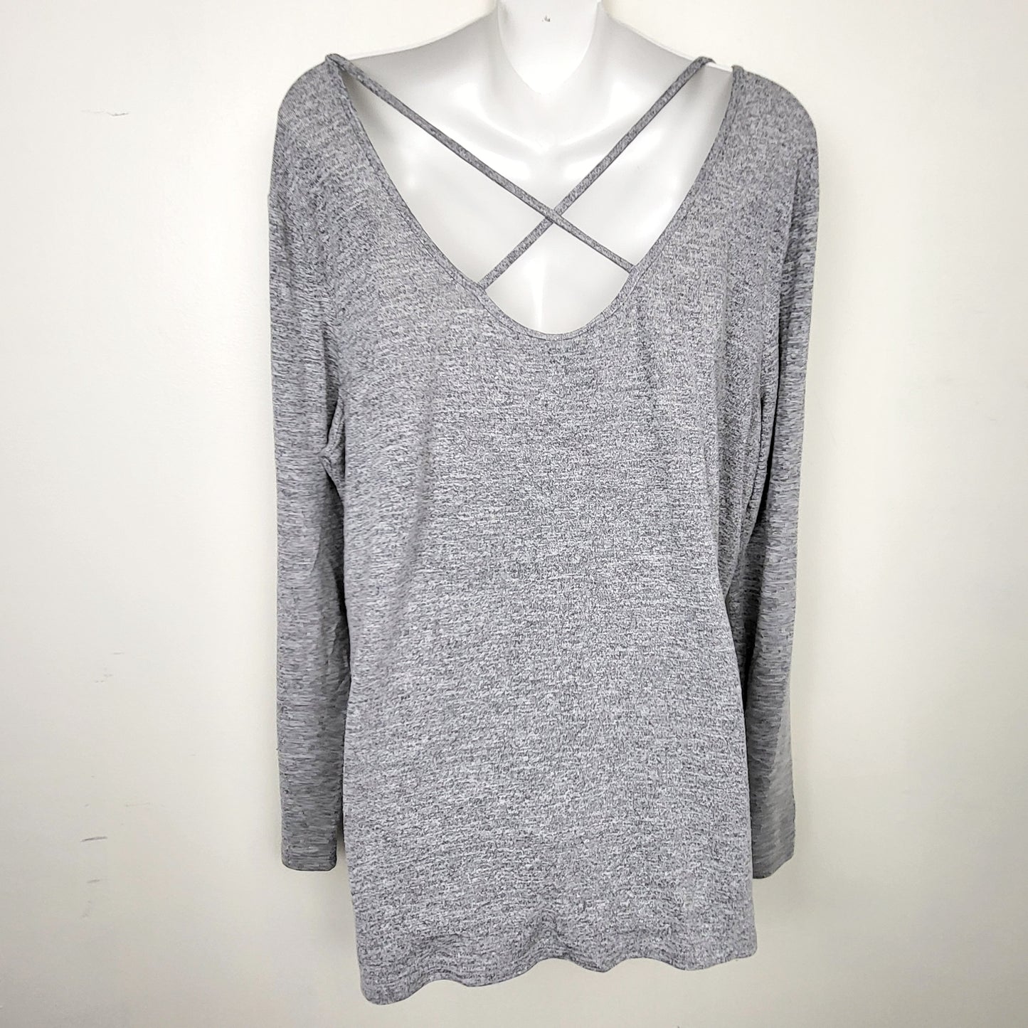 ZSFO1 - Far West gey knit top. Size XL 🍁