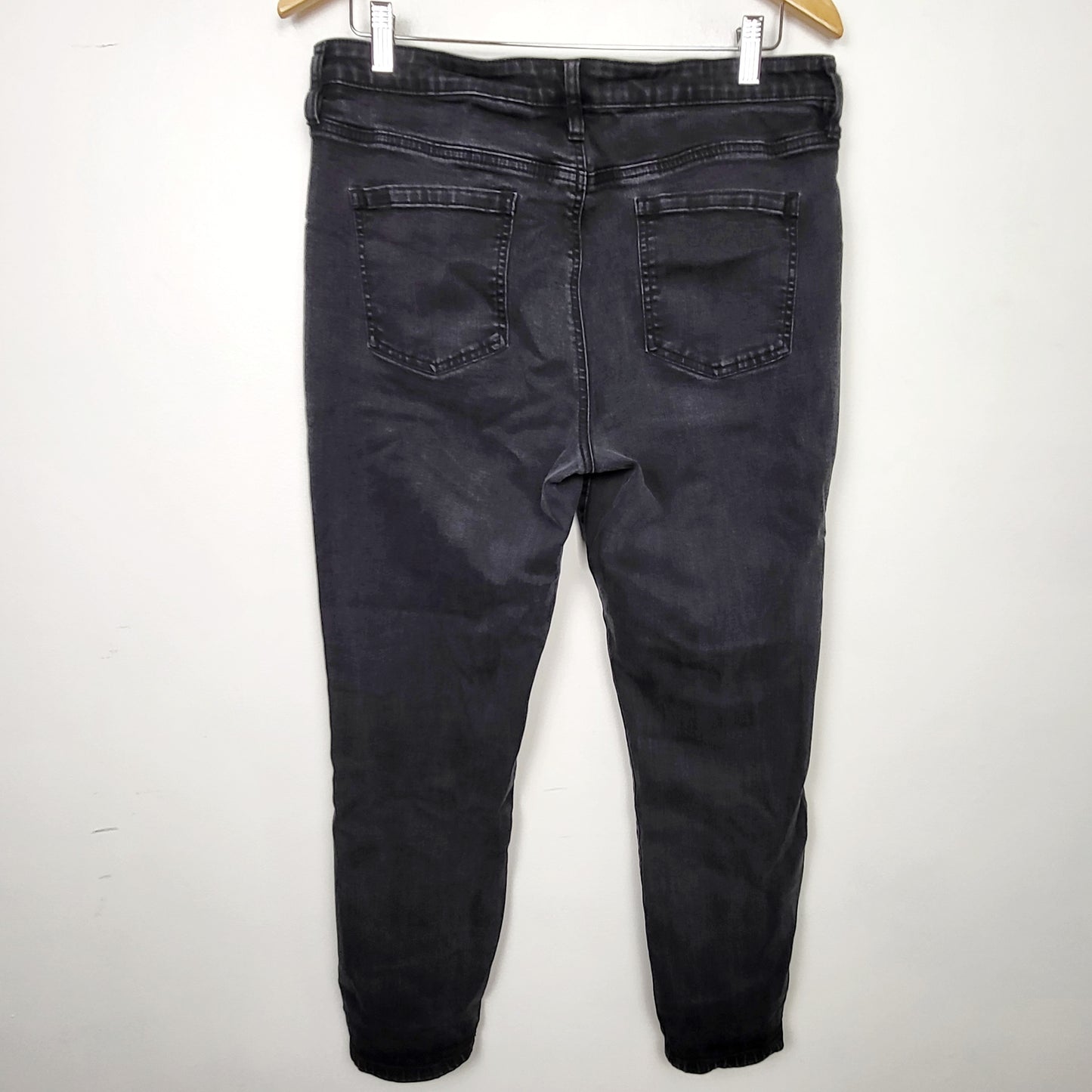 ZSFO1 - Buffalo David Bitton black Mollie High-rise Stretch Skinny Jeans. Size 14 🍁