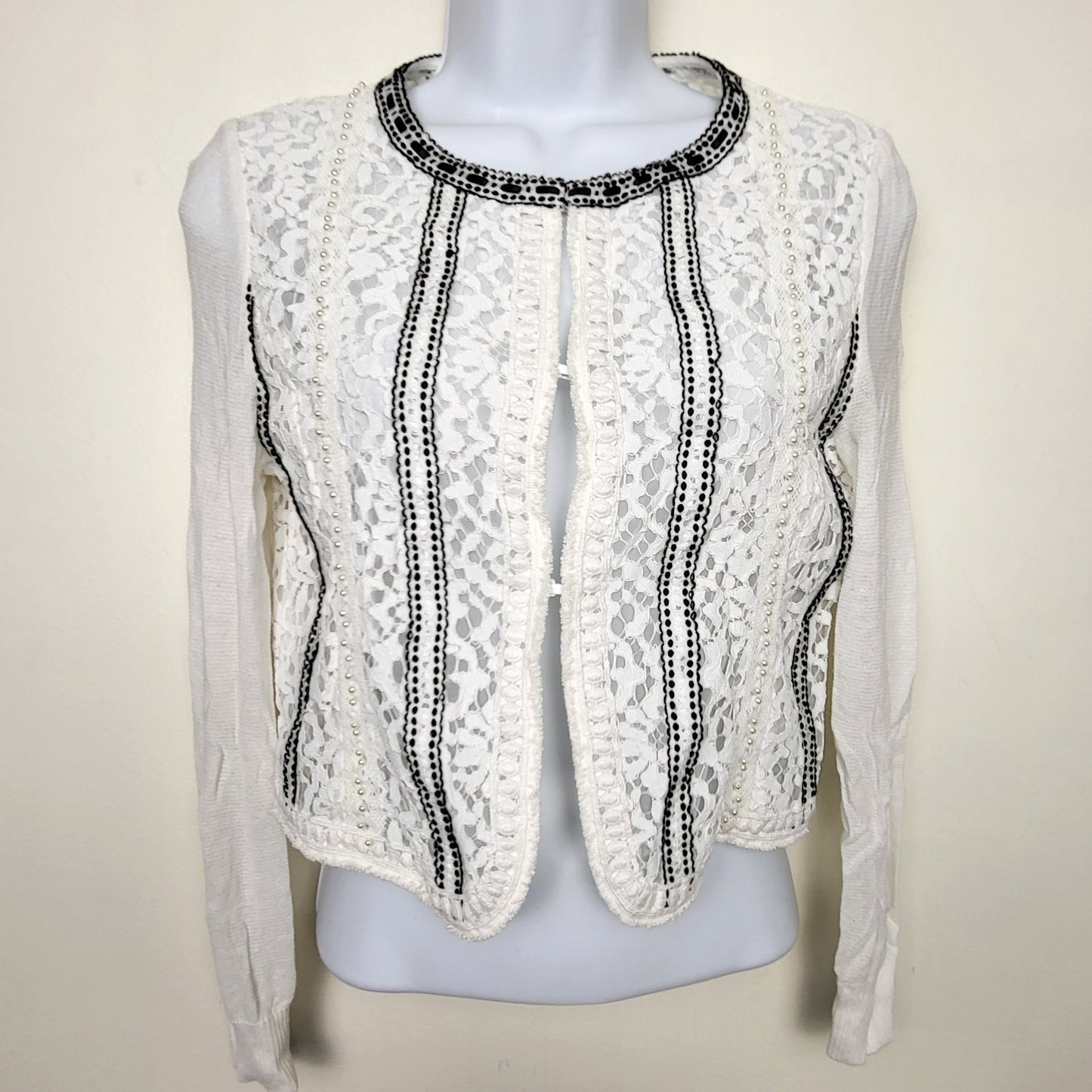 CHZO1 - Double Love lacey top. Size XS