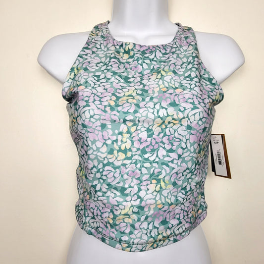 KTRC1 - NEW - Joe Fresh floral print cropped active top. Size small 🍁