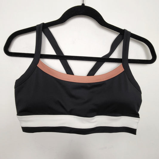 AGLL1 - Z Supply black sports bra. Size large