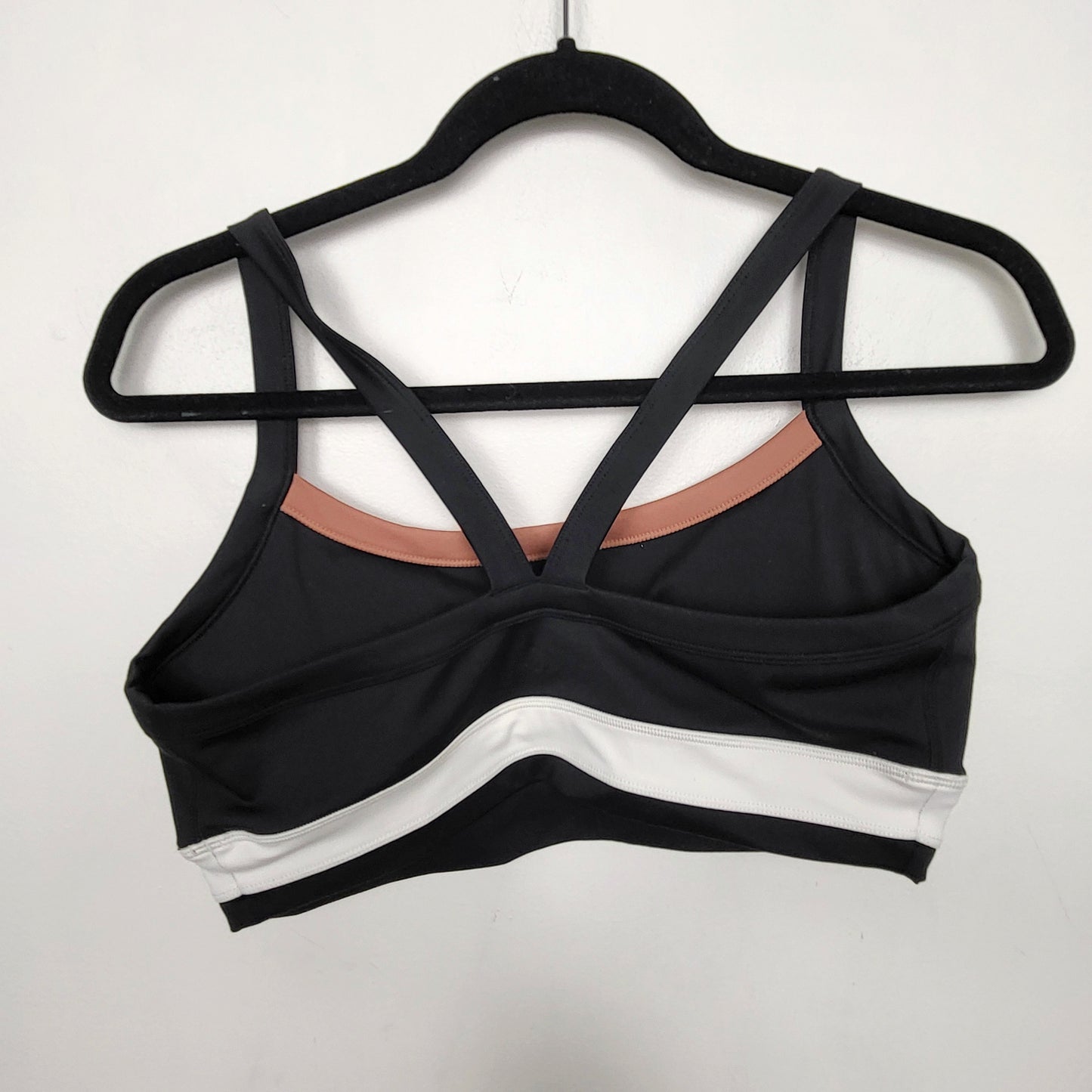 AGLL1 - Z Supply black sports bra. Size large