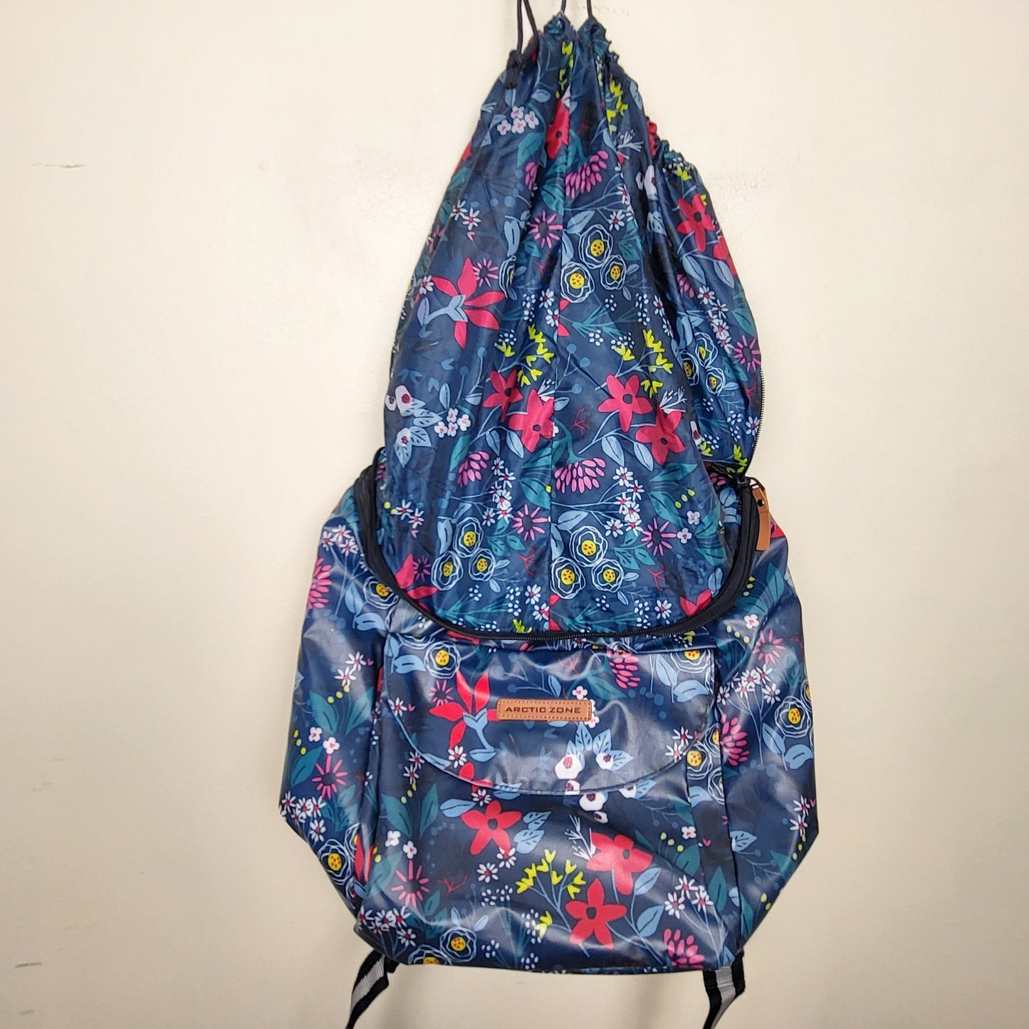 AGLL1 - Arctic Zone floral print 24 can beach backpack