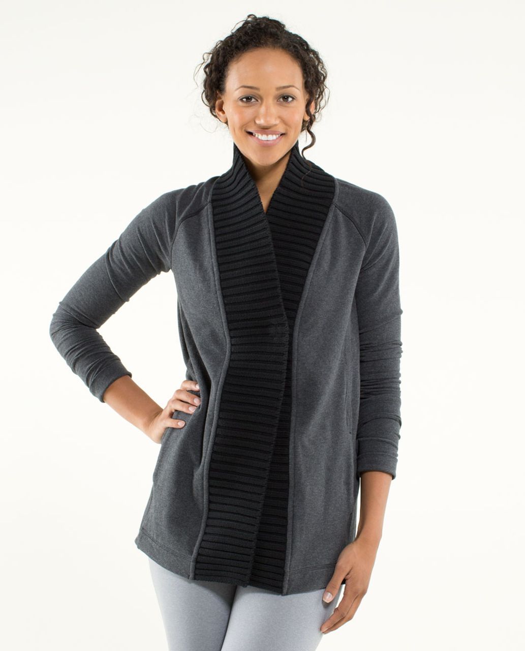 MLM1 - Lululemon black and greay Bliss Break Wrap. Sizes like a small