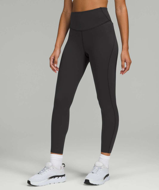 KTRC1 - Lululemon Base Pace High-Rise Running Tight 25" *Brushed Nulux. Size 6 🍁